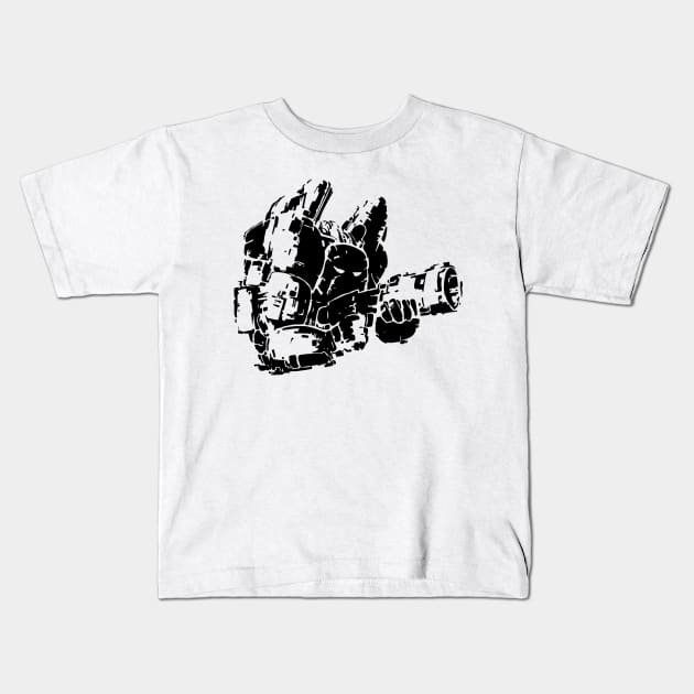 Space Marine Kids T-Shirt by Abstract